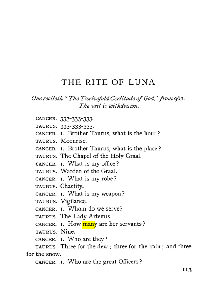 Original scan of The Equinox (Volume I, Number VI), PDF page 291
