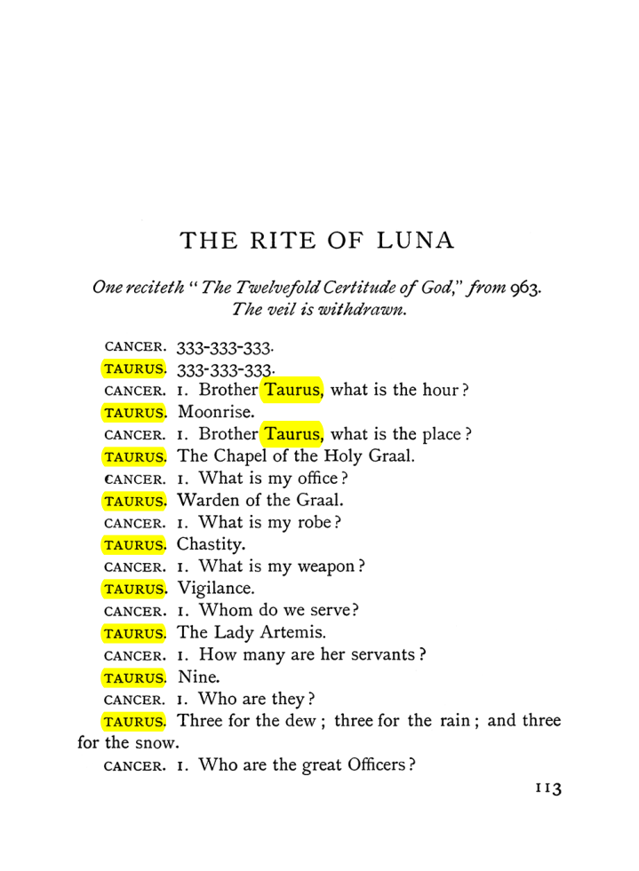 Original scan of The Equinox (Volume I, Number VI), PDF page 291
