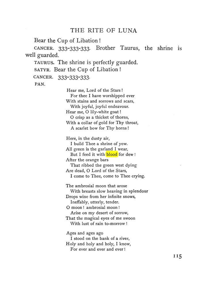 Original scan of The Equinox (Volume I, Number VI), PDF page 293