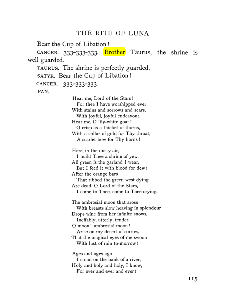 Original scan of The Equinox (Volume I, Number VI), PDF page 293