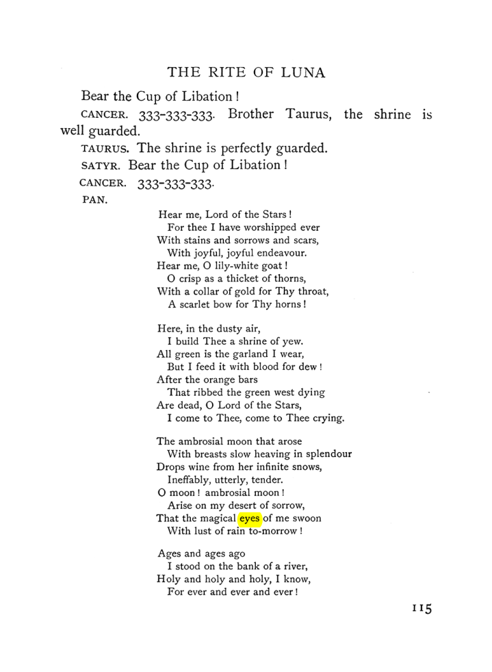Original scan of The Equinox (Volume I, Number VI), PDF page 293