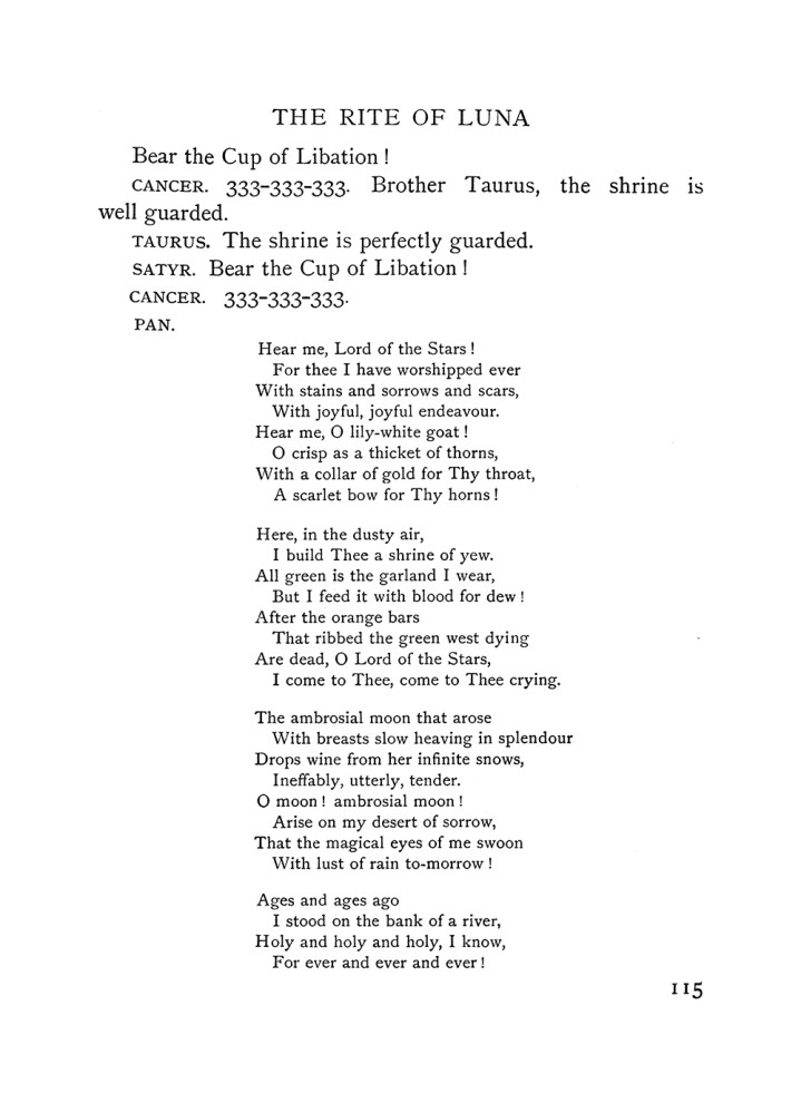 Original scan of The Equinox (Volume I, Number VI), PDF page 293