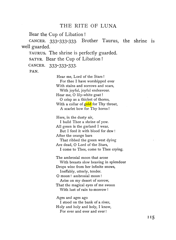 Original scan of The Equinox (Volume I, Number VI), PDF page 293