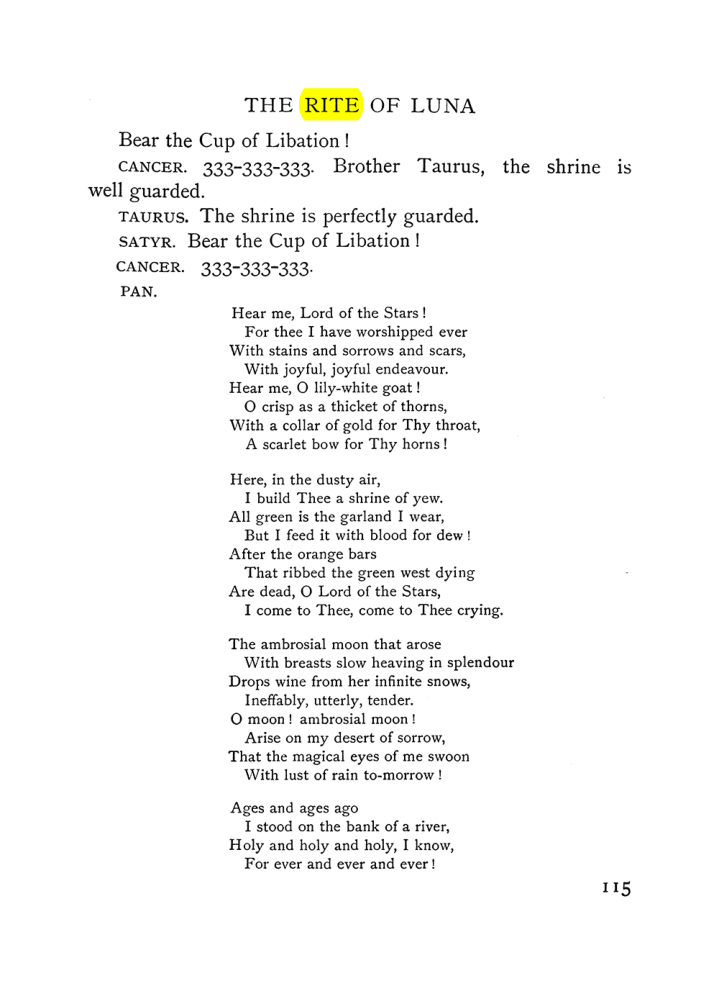 Original scan of The Equinox (Volume I, Number VI), PDF page 293