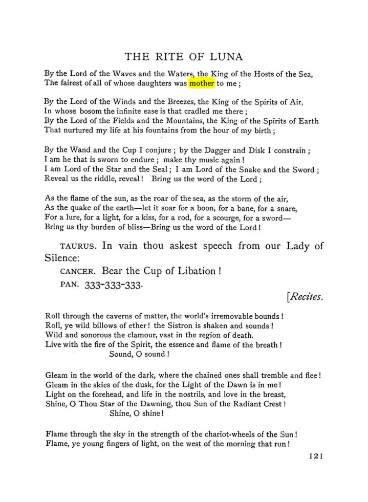 Original scan of The Equinox (Volume I, Number VI), PDF page 299