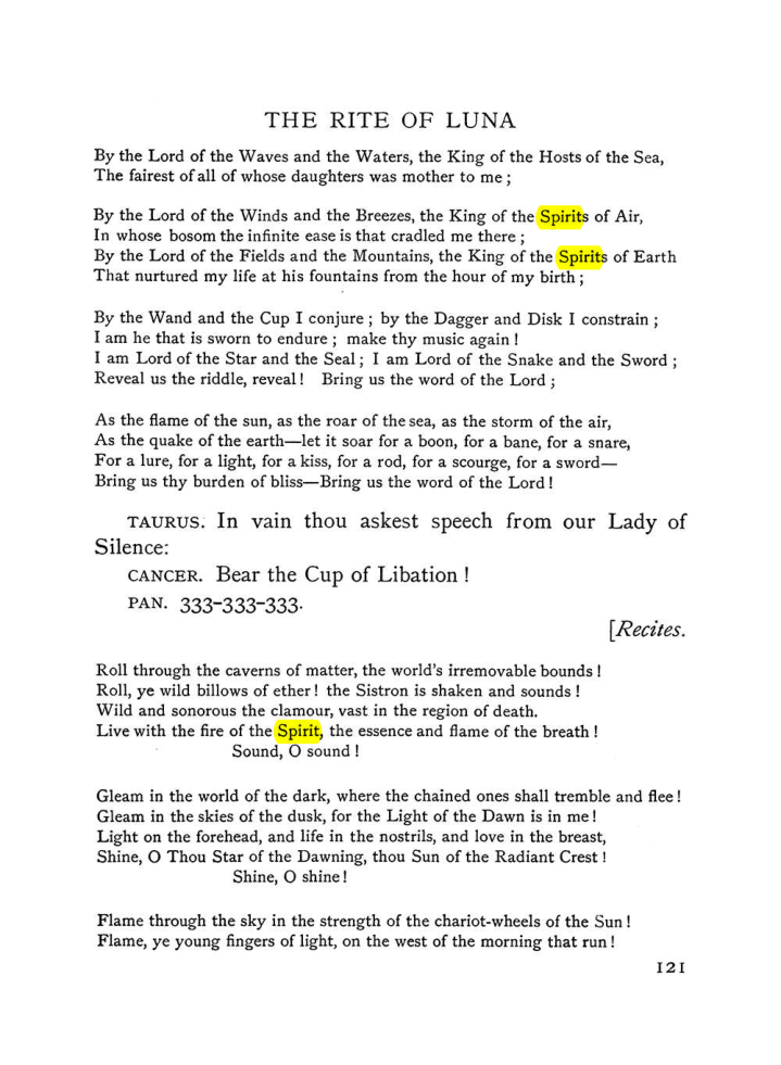 Original scan of The Equinox (Volume I, Number VI), PDF page 299