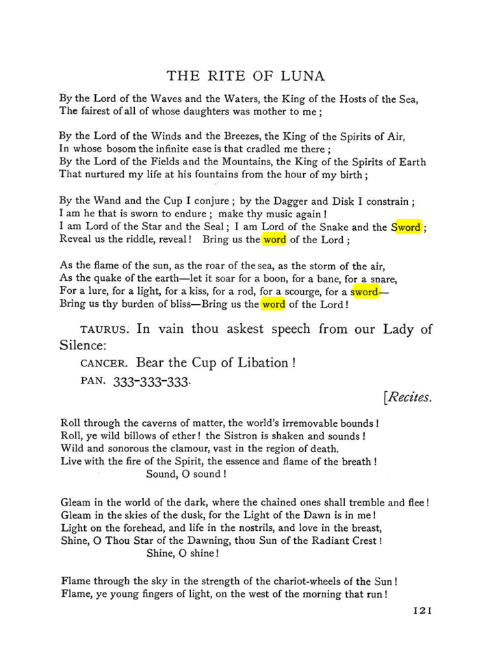 Original scan of The Equinox (Volume I, Number VI), PDF page 299
