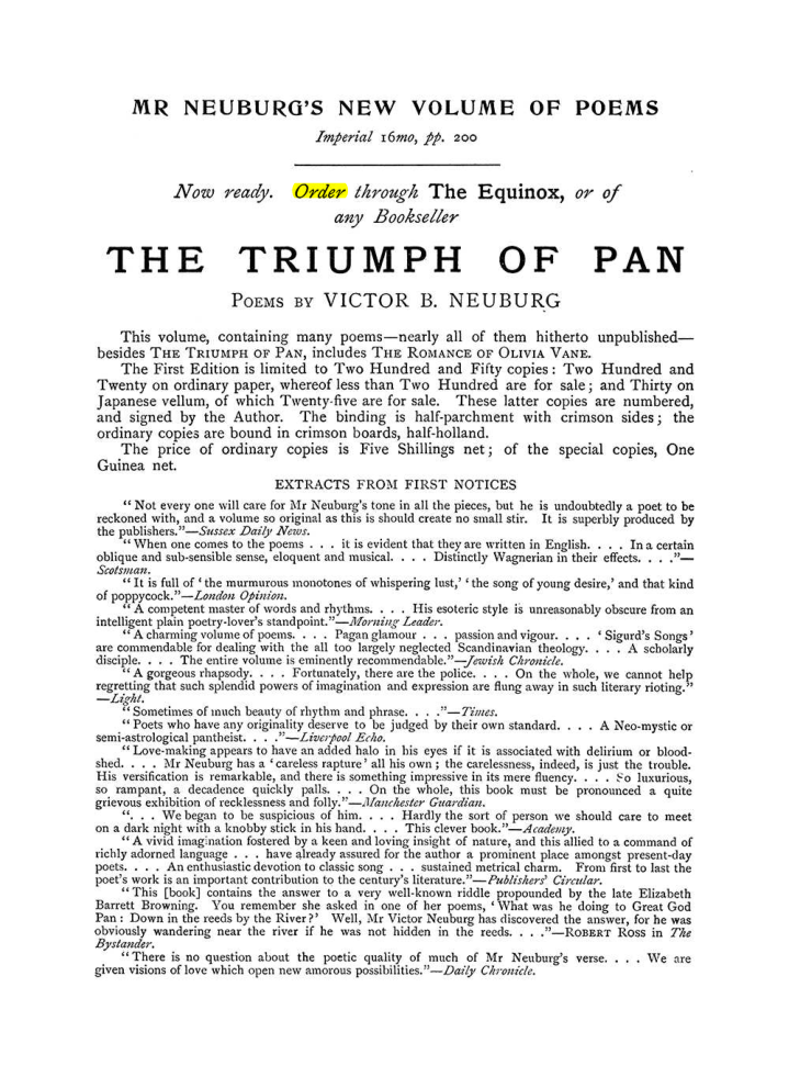 Original scan of The Equinox (Volume I, Number VI), PDF page 304