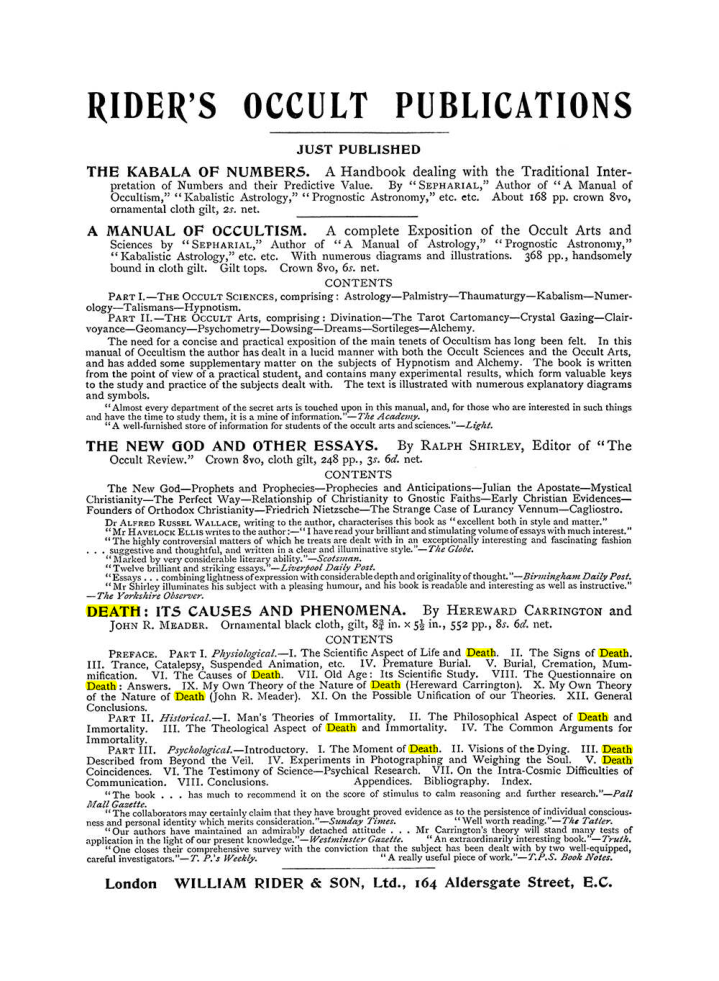 Original scan of The Equinox (Volume I, Number VI), PDF page 305