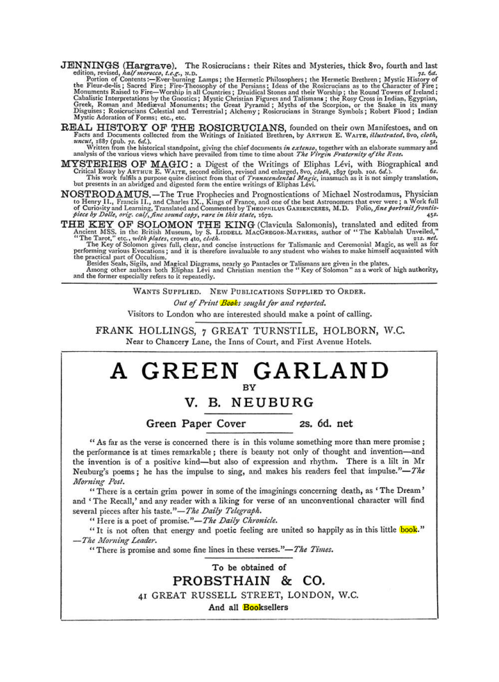 Original scan of The Equinox (Volume I, Number VI), PDF page 309