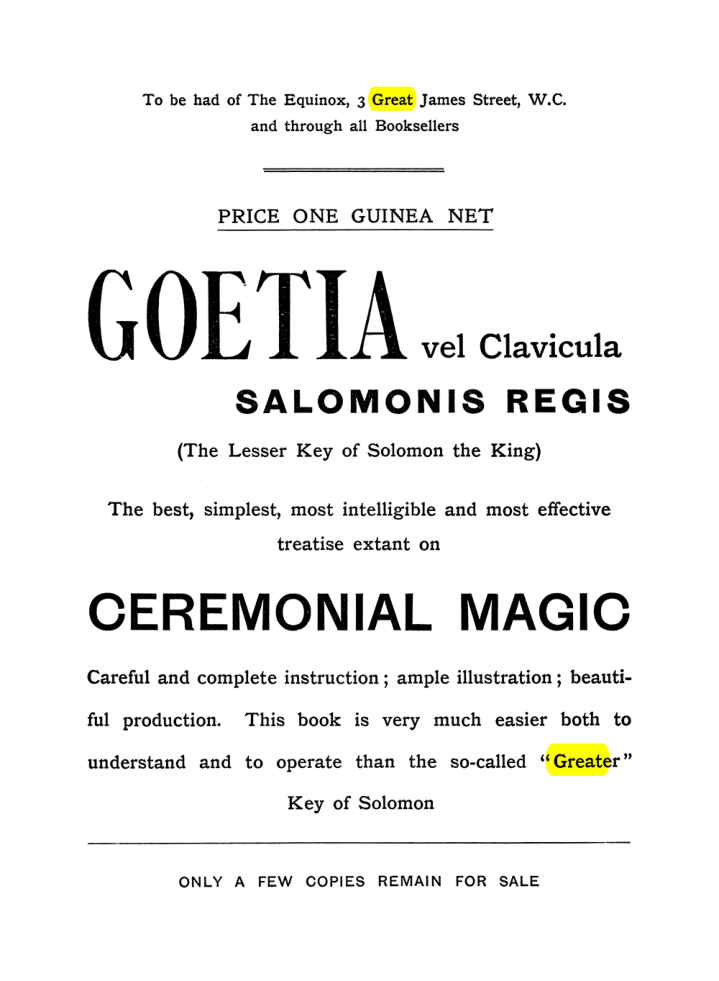 Original scan of The Equinox (Volume I, Number VI), PDF page 311