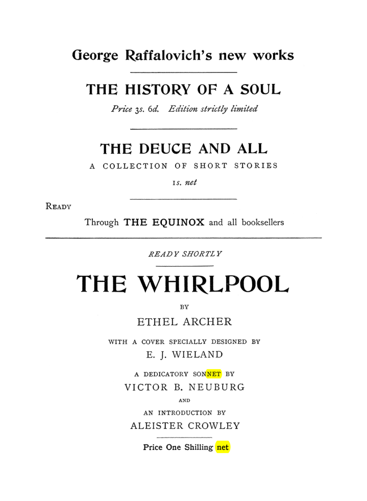 Original scan of The Equinox (Volume I, Number VI), PDF page 314