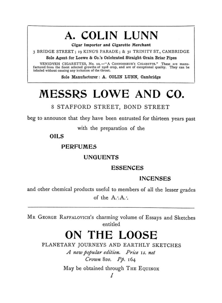 Original scan of The Equinox (Volume I, Number VI), PDF page 315