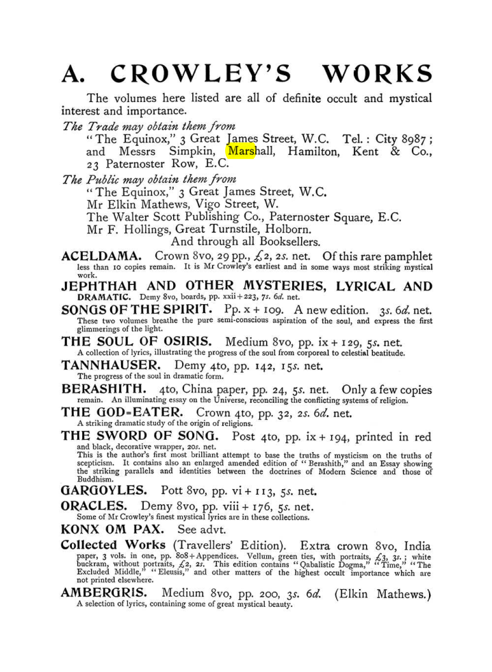 Original scan of The Equinox (Volume I, Number VI), PDF page 316