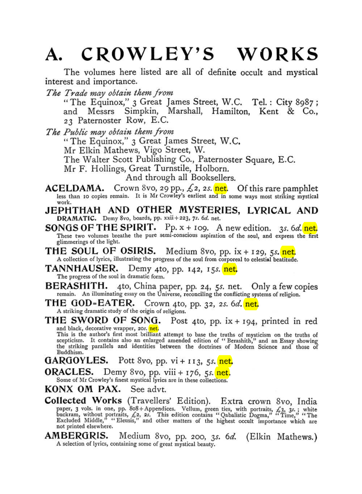 Original scan of The Equinox (Volume I, Number VI), PDF page 316