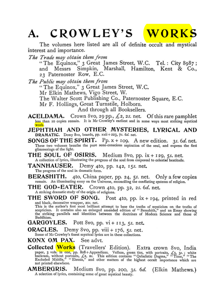 Original scan of The Equinox (Volume I, Number VI), PDF page 316