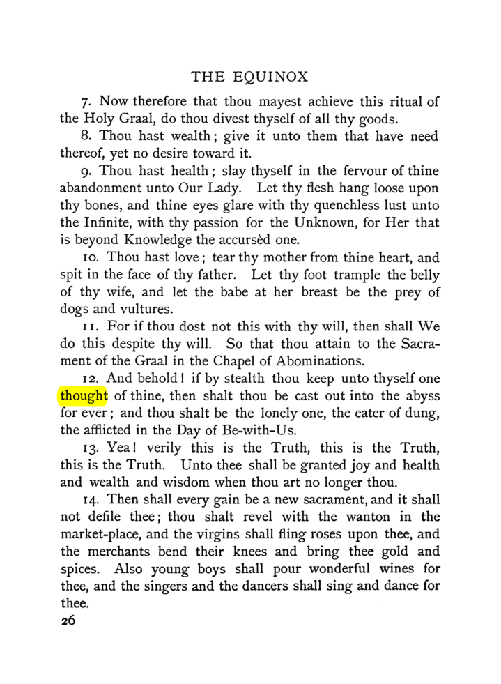 Original scan of The Equinox (Volume I, Number VI), PDF page 34
