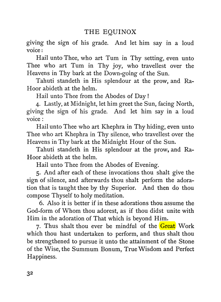 Original scan of The Equinox (Volume I, Number VI), PDF page 40