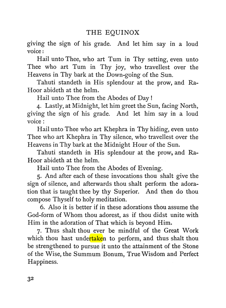 Original scan of The Equinox (Volume I, Number VI), PDF page 40