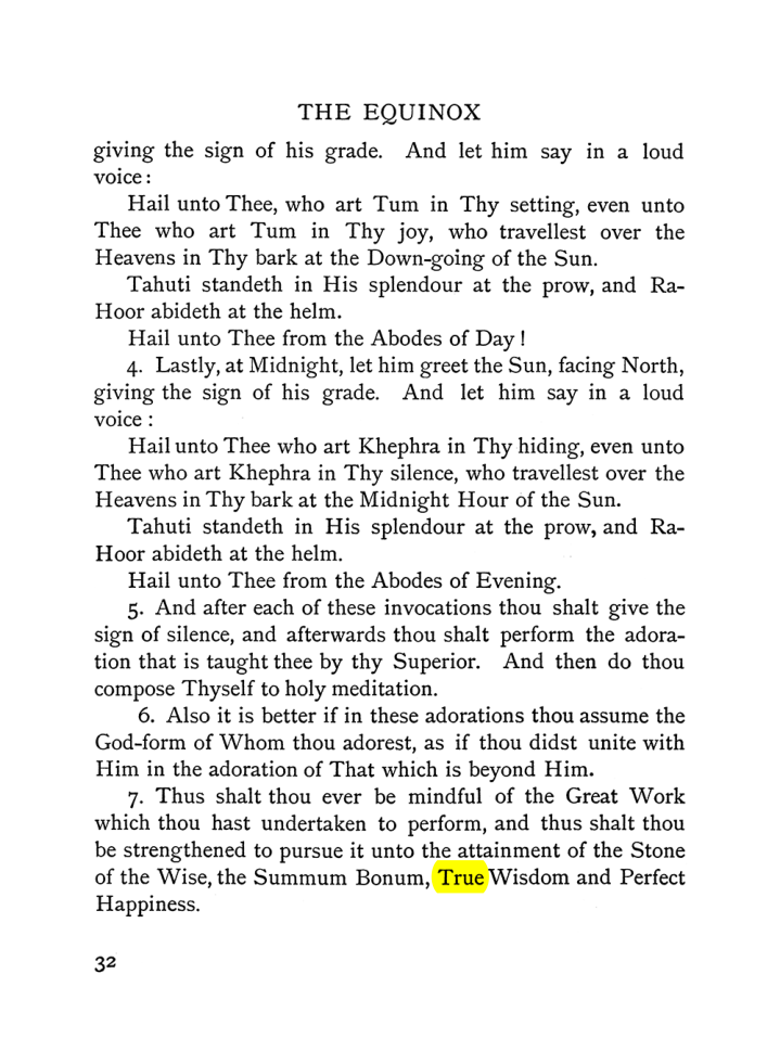 Original scan of The Equinox (Volume I, Number VI), PDF page 40