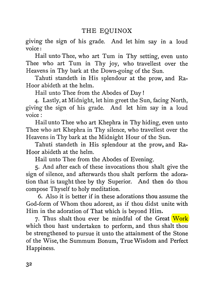 Original scan of The Equinox (Volume I, Number VI), PDF page 40