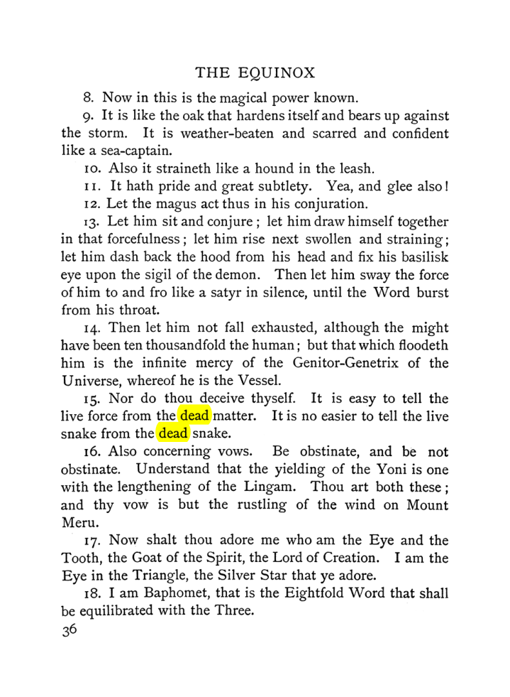 Original scan of The Equinox (Volume I, Number VI), PDF page 44