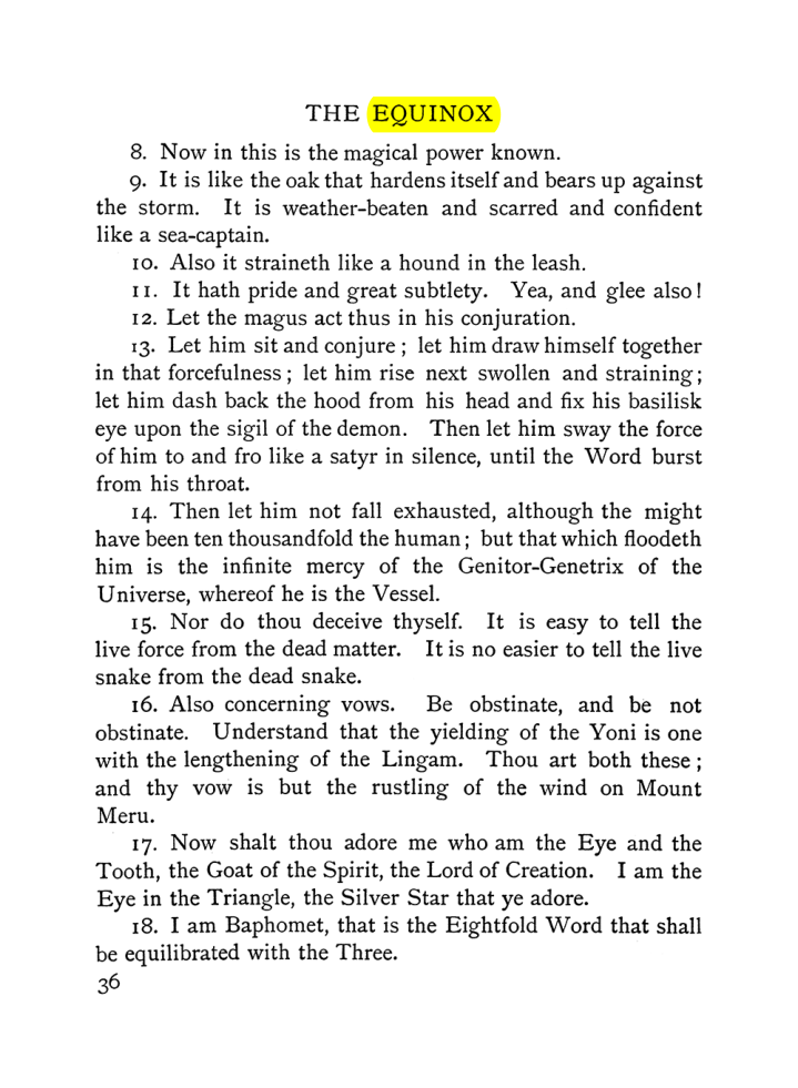 Original scan of The Equinox (Volume I, Number VI), PDF page 44