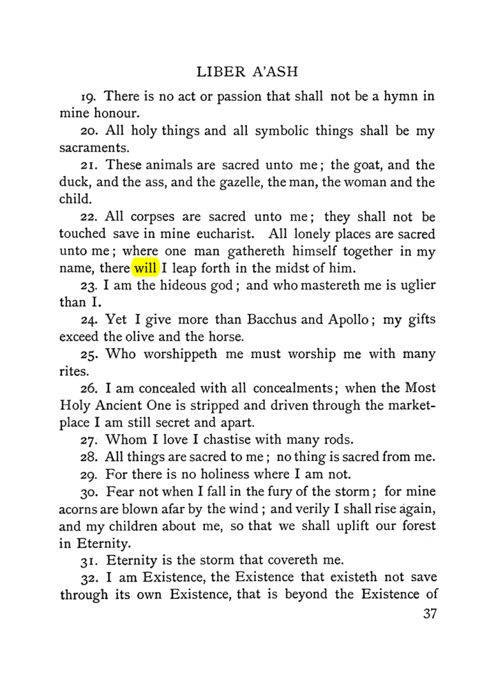 Original scan of The Equinox (Volume I, Number VI), PDF page 45