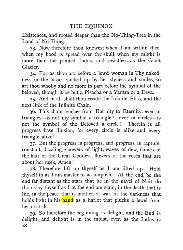 Original scan of The Equinox (Volume I, Number VI), PDF page 46