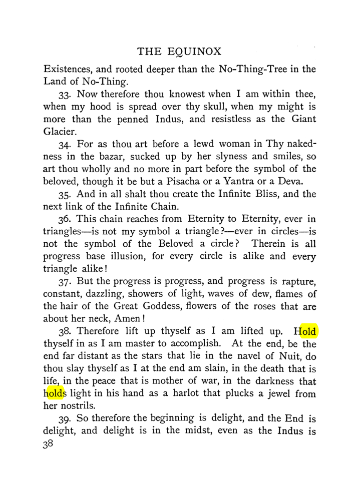 Original scan of The Equinox (Volume I, Number VI), PDF page 46