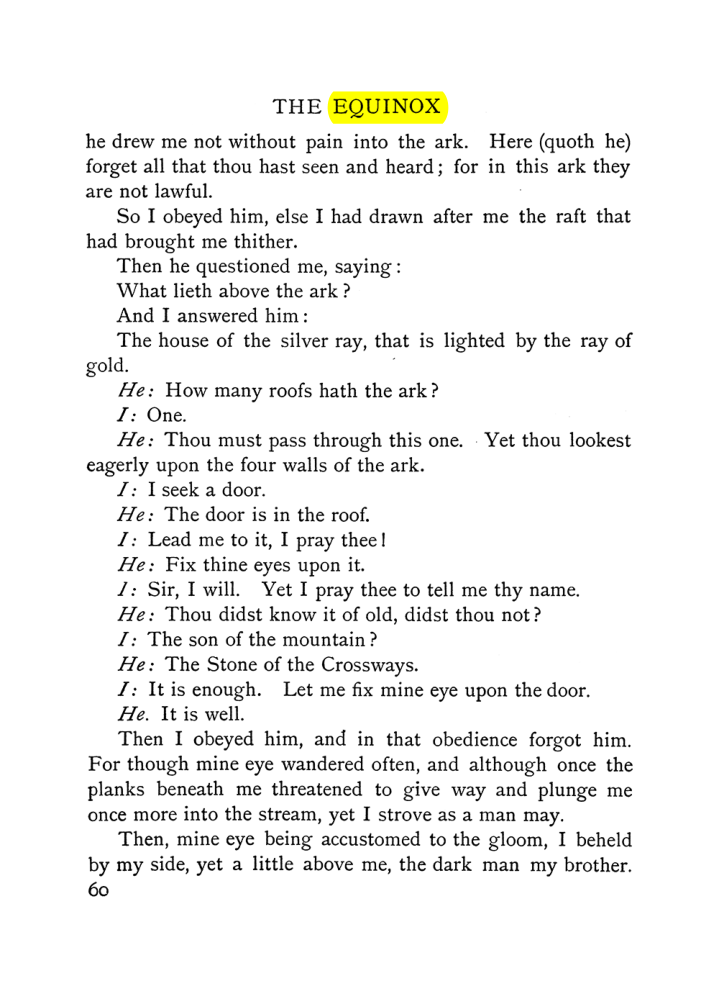Original scan of The Equinox (Volume I, Number VI), PDF page 68