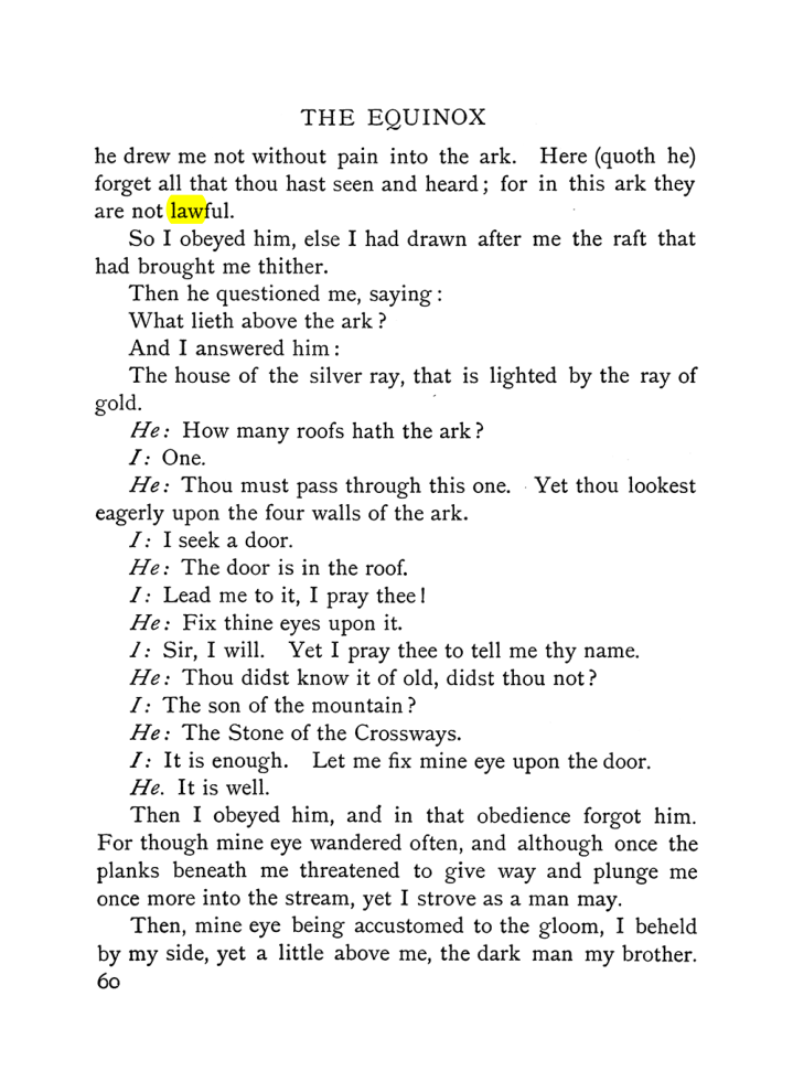 Original scan of The Equinox (Volume I, Number VI), PDF page 68