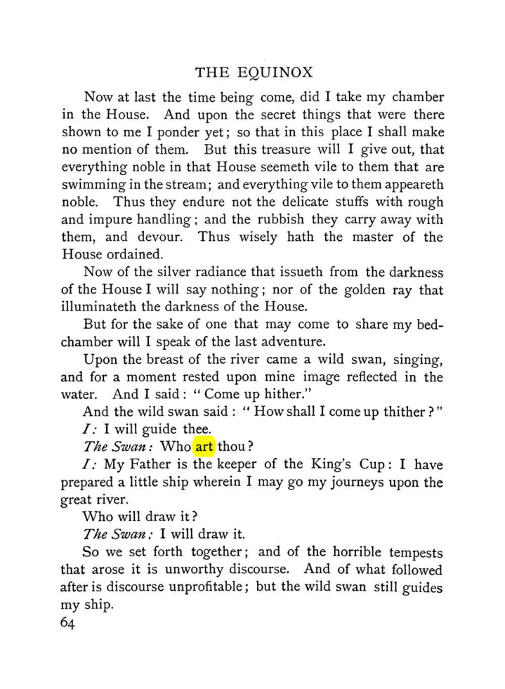 Original scan of The Equinox (Volume I, Number VI), PDF page 72