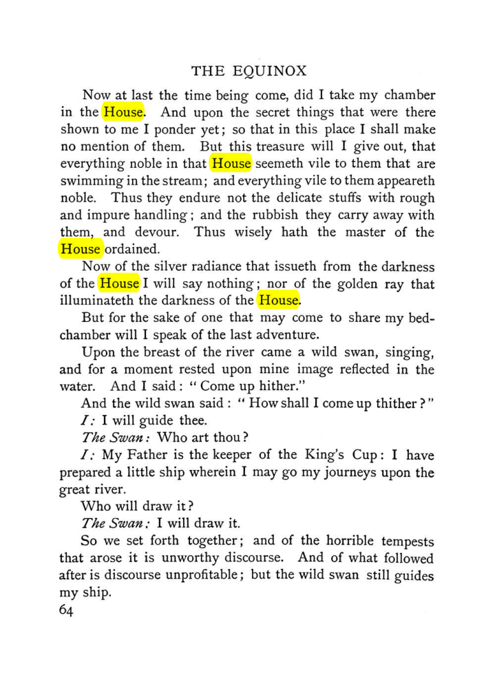 Original scan of The Equinox (Volume I, Number VI), PDF page 72