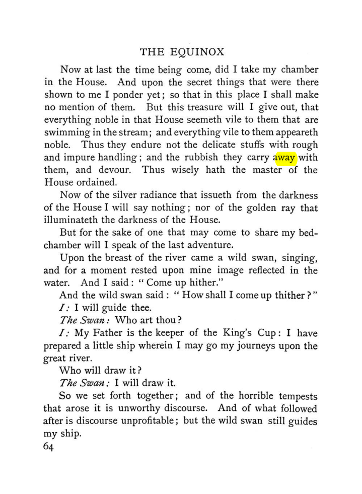 Original scan of The Equinox (Volume I, Number VI), PDF page 72
