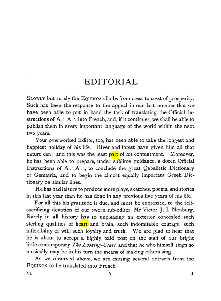 Original scan of The Equinox (Volume I, Number VI), PDF page 9