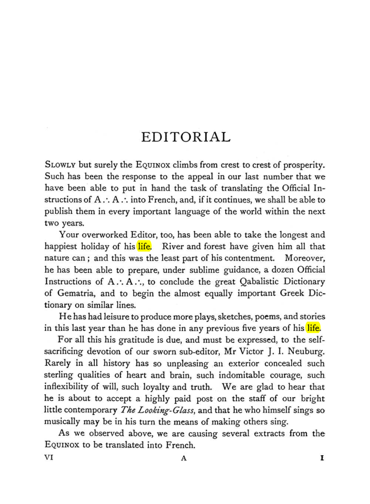 Original scan of The Equinox (Volume I, Number VI), PDF page 9