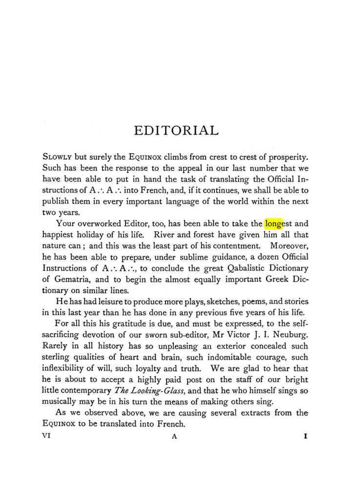 Original scan of The Equinox (Volume I, Number VI), PDF page 9