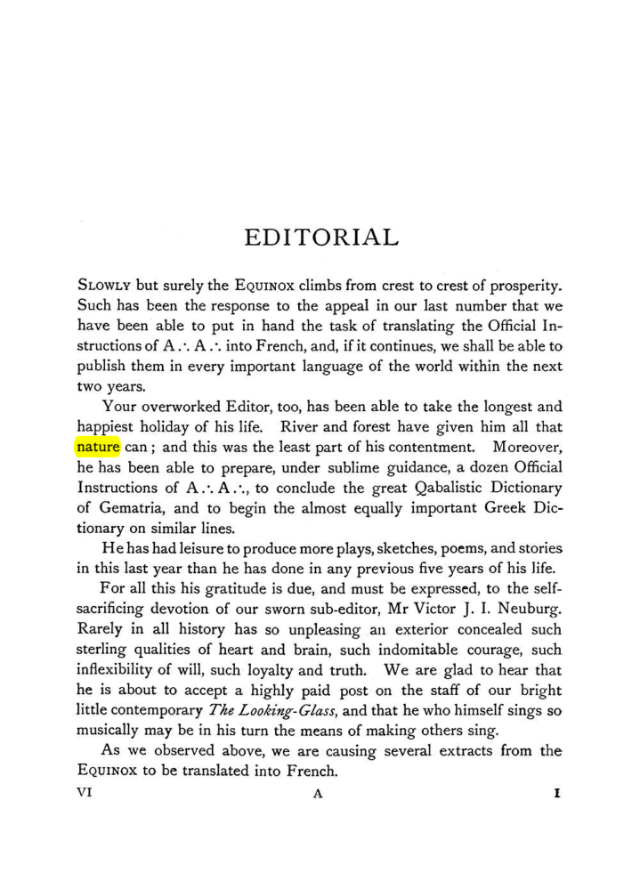 Original scan of The Equinox (Volume I, Number VI), PDF page 9