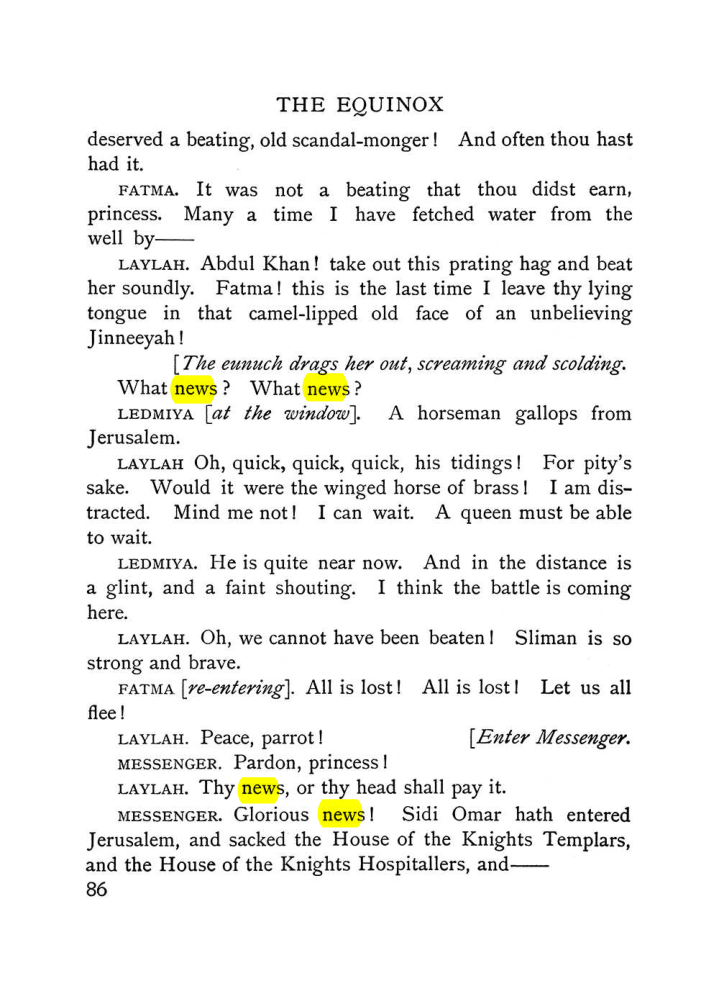 Original scan of The Equinox (Volume I, Number VI), PDF page 94