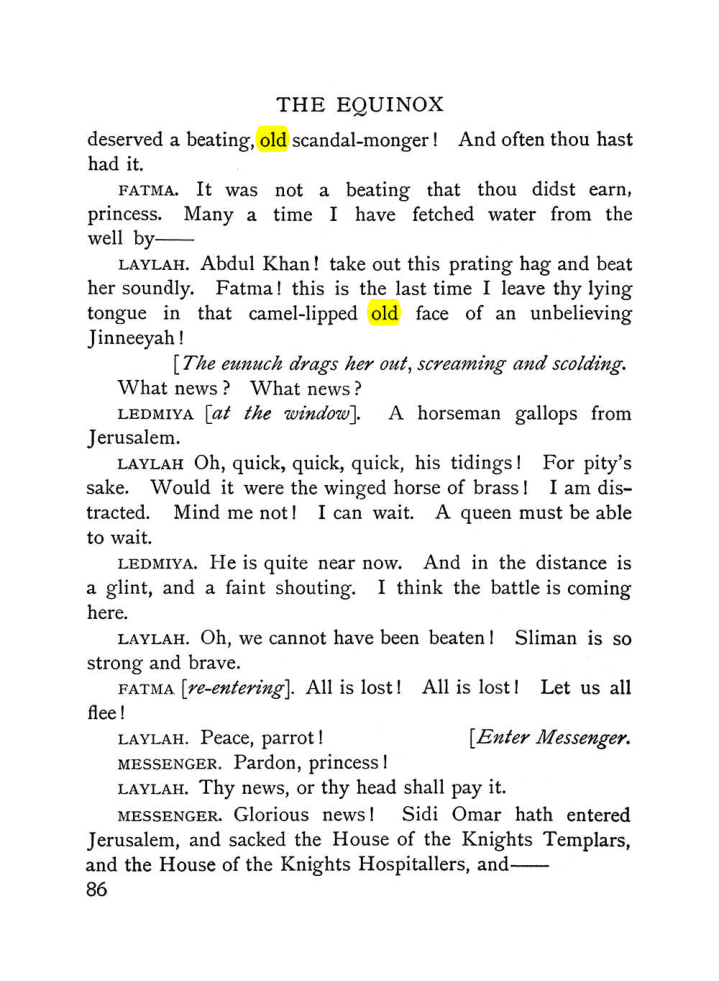Original scan of The Equinox (Volume I, Number VI), PDF page 94