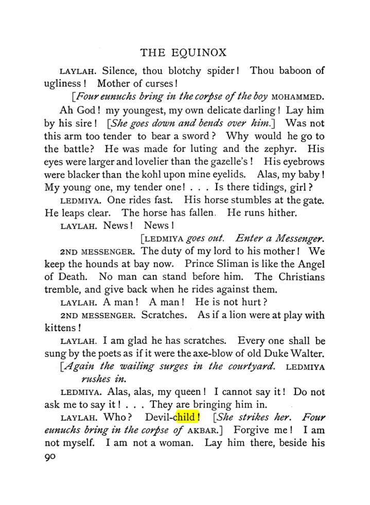 Original scan of The Equinox (Volume I, Number VI), PDF page 98