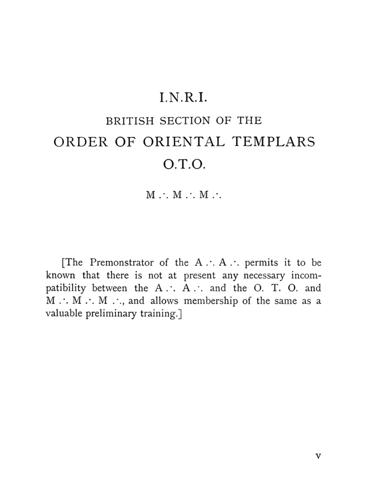 Original scan of The Equinox (Volume I, Number VII), PDF page 11