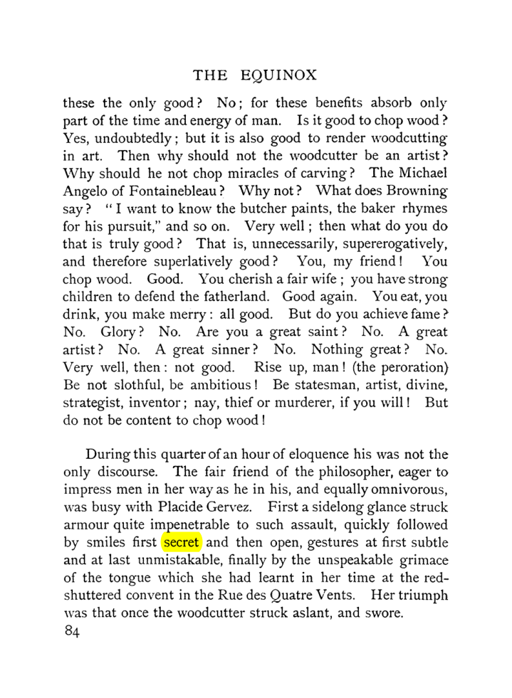 Original scan of The Equinox (Volume I, Number VII), PDF page 126