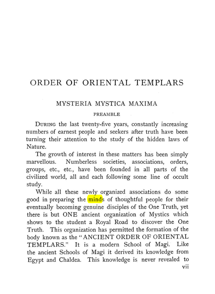 Original scan of The Equinox (Volume I, Number VII), PDF page 13