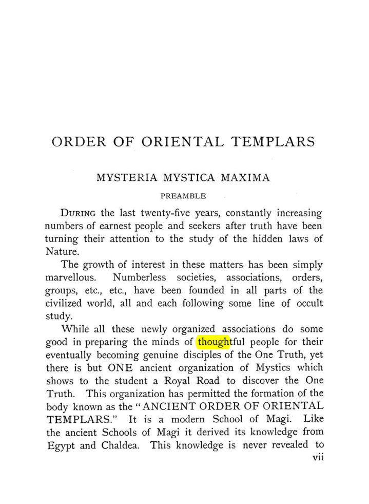 Original scan of The Equinox (Volume I, Number VII), PDF page 13