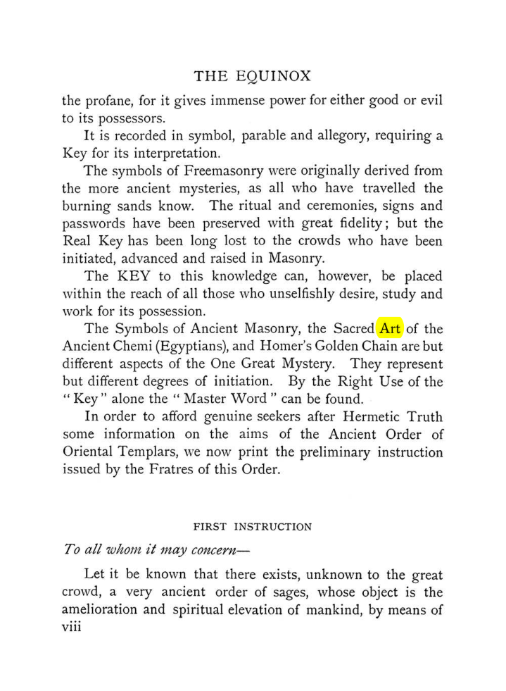 Original scan of The Equinox (Volume I, Number VII), PDF page 14