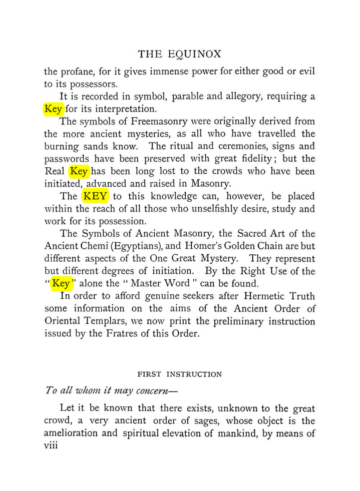 Original scan of The Equinox (Volume I, Number VII), PDF page 14