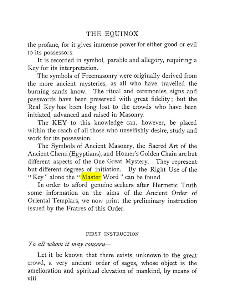 Original scan of The Equinox (Volume I, Number VII), PDF page 14