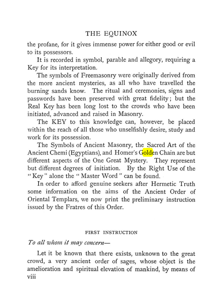 Original scan of The Equinox (Volume I, Number VII), PDF page 14